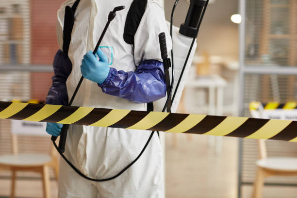 Professional Biohazard Cleanup technician working in South Plainfield, NJ